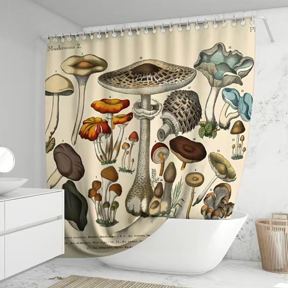 Other - Shower curtain NEW Psychedelic Mushrooms